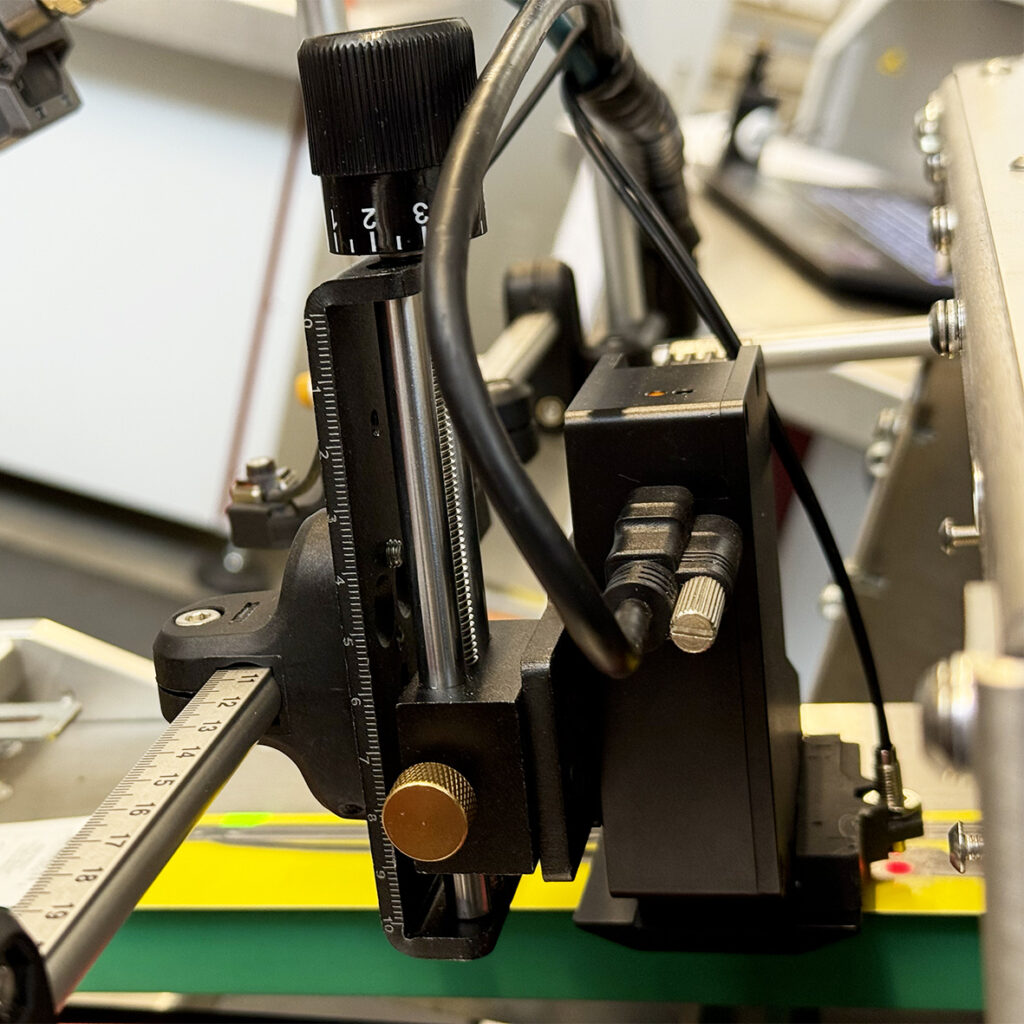Versatile printing system for our friction feeders. Capable of printing barcodes, QR codes, and OCR text up to 1" high.