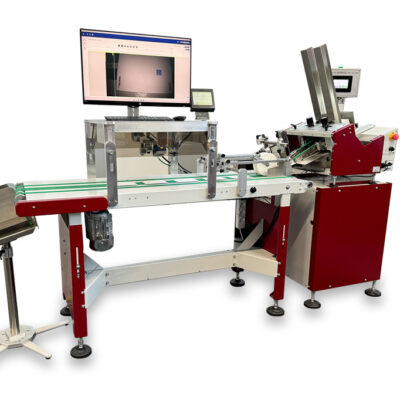 Complete inspection unit capable of preventing you from packing missing or misplaced products in sachets and/or pouches, at a very high speed.