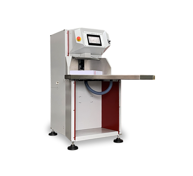 High-speed sheet-counting machine, capable of counting and batching simultaneously at speeds up to 3,000 sheets per minute with complete accuracy. Ideal to control production flow, reception and delivery of any kind of sheets, and to keep costs down.